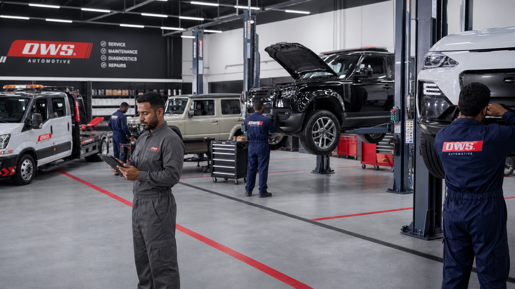 OWS Auto workshop and service operations